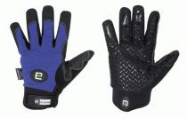 F-ELYSEE, Kunst-Leder-Arbeits-Handschuhe, FREEZER, schwarz/blau
