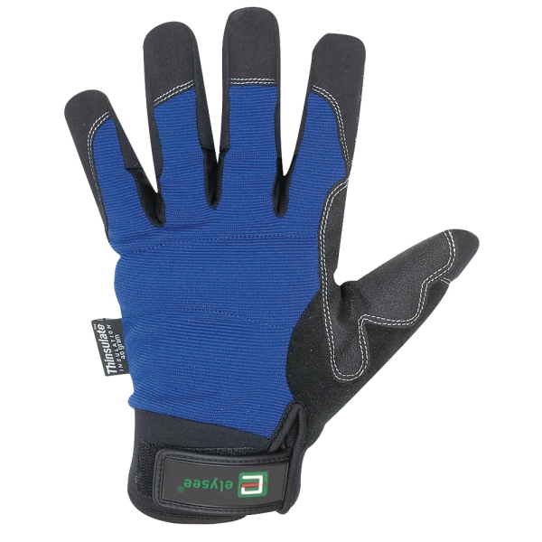 F-ELYSEE, Mechanicals, Arbeitshandschuhe, *FREEZER*, VE: 60 Paar, schwarz/blau