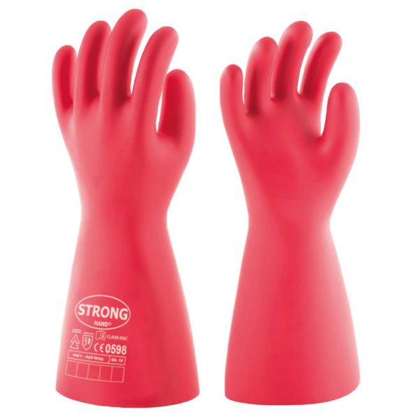 F-STRONGHAND, Handschuhe Elektriker, *RED WIRE