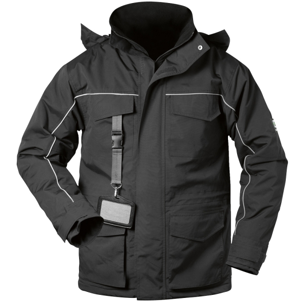F-ELYSEE-Thermo Jacke, *BLACKPOOL*, schwarz/schwarz