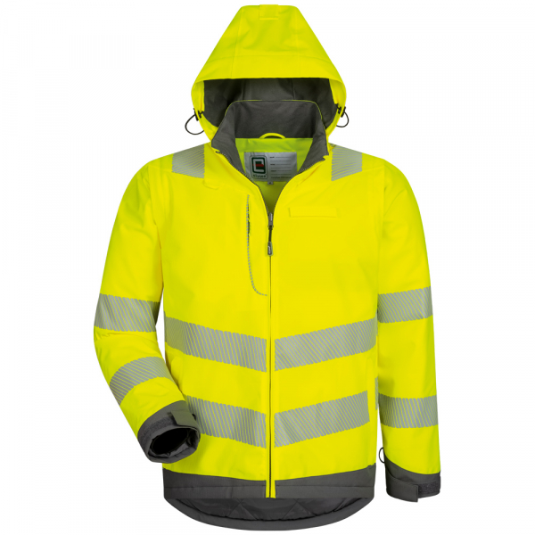 F-Warnschutz-Jacke 2in1, *ANDOMAR*, Farbe: gelb/grau