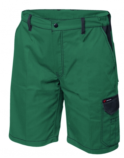 F-CRAFTLAND-Arbeits-Berufs-Shorts, Twill *WESTERLO*, grn/schwarz