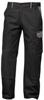 F-CRAFTLAND-Arbeits-Berufs-Bund-Hose, Twill *BRUGGE*, schwarz/grau