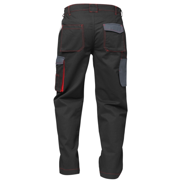 F-CRAFTLAND-Bundhose, Twill *BRUGGE*, schwarz/grau