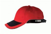FELDTMANN-PSA-Kopfschutz, Cap *JACK*, rot/schwarz abgesetzt