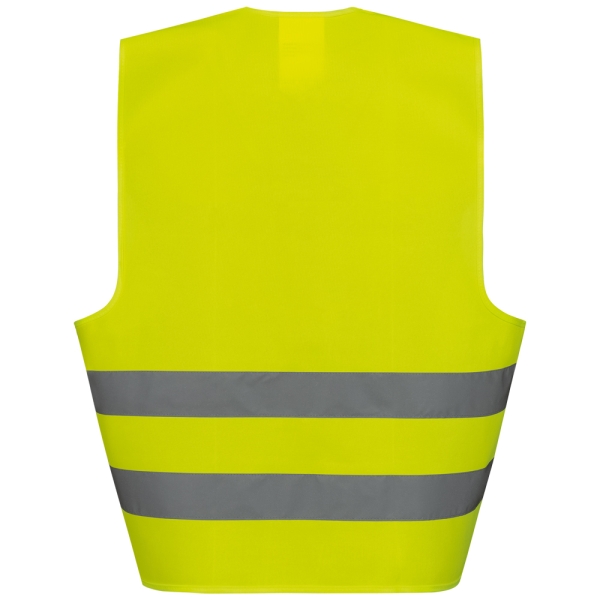 F-WICA-TEX-Polyester-Warnweste, *HARALD, fluoreszierend gelb