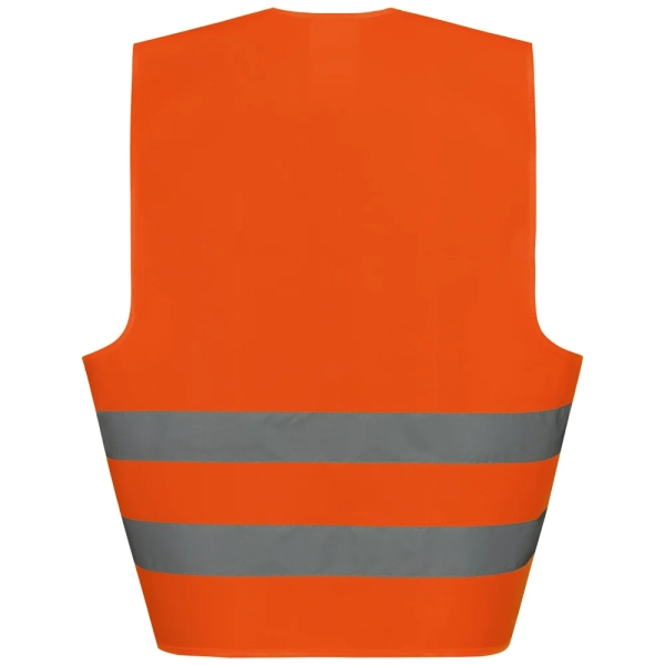 F-WICA-TEX-Polyester-Warnweste, *OSKAR, fluoreszierend orange