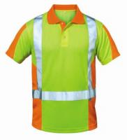 F-ELYSEE-Warn-Schutz--Polo-Shirt, ZWOLLE, gelb/orange