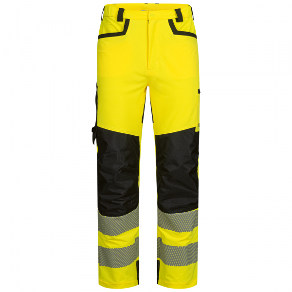 F-ELYSEE*REIMS* WARNSCHUTZ STRETCH-BUNDHOSE, gelb/schwarz