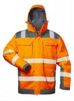 F-ELYSEE-2 in 1-Warnschutz-Jacke, *NIKLAS*, fluoreszierend orange/grau