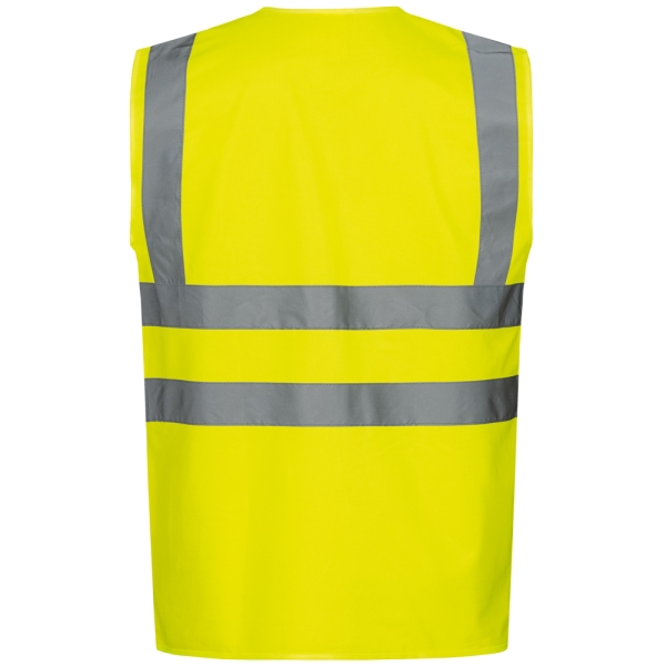F-SAFESTYLE-Warnschutz-Weste, *ALBIN*, fluoreszierend gelb