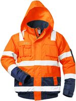 F-SAFESTYLE, Warn-Schutz-Piloten-Arbeits-Berufs-Jacke, JONAS, fluoreszierend oran