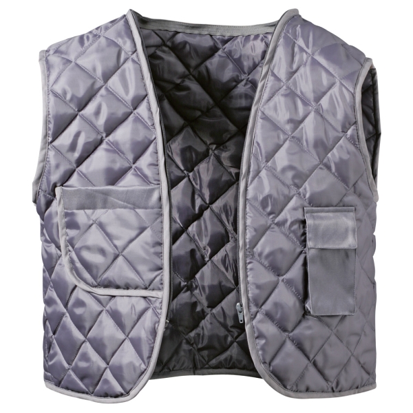 F-ALASKA Piloten-Jacke, *HOLLIS*, 250g/m�, wei�/grau abgesetzt