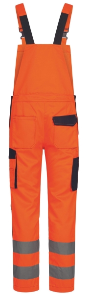 F-Warnschutz-Latzhose, *BAUTZEN*, orange/marine