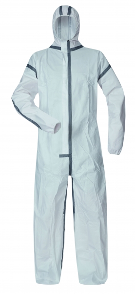 FELDTMANN-TECTOR-Einweg-Schutz-Anzug, Einmal-Maler-Overall, *STEGLITZ*, weiß, VE = 25 Stück