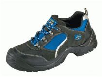 F-S1-LUCKY-LINE-Sicherheits-Arbeits-Berufs-Schuhe, Halbschuhe, *GÖHREN*, grau/blau abgesetzt