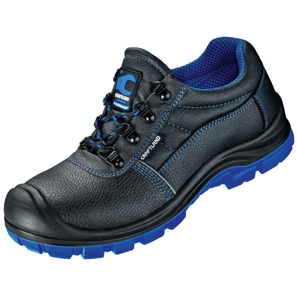 F-S1-CRAFTLAND-Sicherheitshalbschuhe, *DANZIG �K*, schwarz/blau abgesetzt