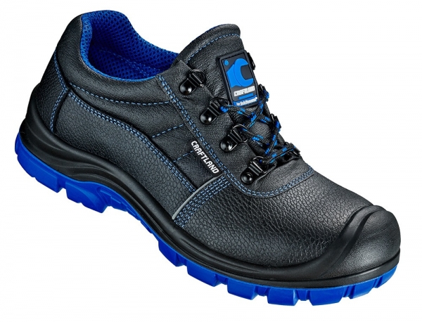F-S2-CRAFTLAND-Sicherheitshalbschuhe, *PILSEN*, schwarz/blau