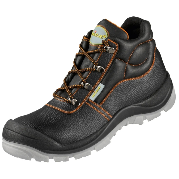 F-S3-WICA-Sicherheitsschn�rstiefel, *MARSALA �K*, schwarz/orange abgesetzt