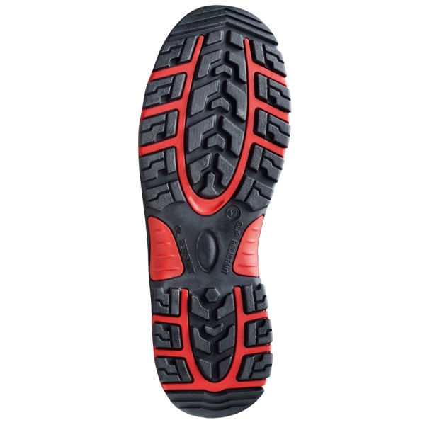 F-S3-BASIC-LINE-Schwei�er-Sicherheitsstiefel, *MAGDEBURG �K*, schwarz/rot abgesetzt