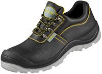 F-S3-WICA-Sicherheits-Arbeits-Berufs-Schuhe, Halbschuhe, *LAGO K*, schwarz/gelb abgesetzt