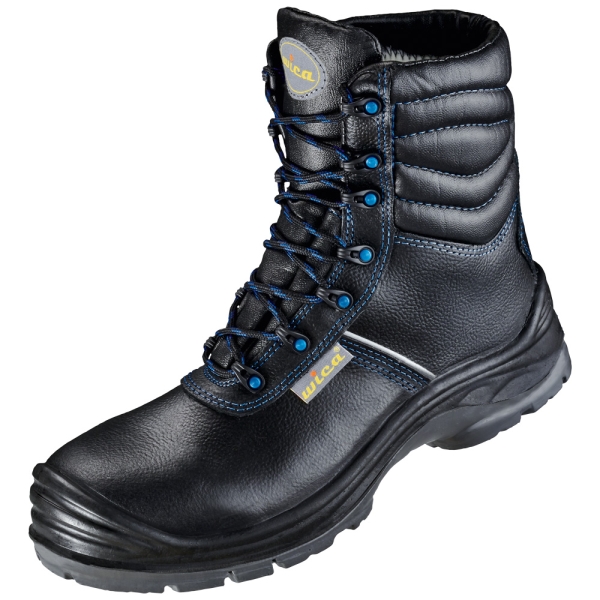 F-S3-ELYSEE-Winter-Sicherheitsschn�rstiefel, *WILHELMSHAVEN �K*, schwarz/blau abgesetzt