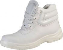 F-S2-BASIC-LINE-Sicherheits-Arbeits-Berufs-Schuhe, hoch, Schnürstiefel, *FERMO*, weiß