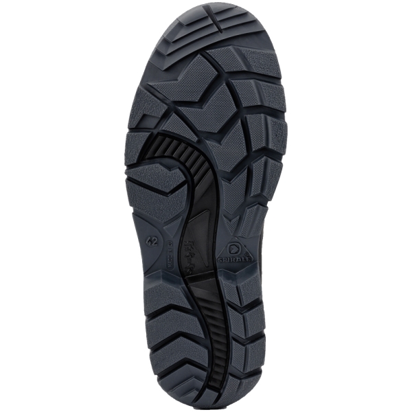 F-SPIRALE-Schn�rstiefel, *ICELAND*, schwarz/grau-silber abgesetzt