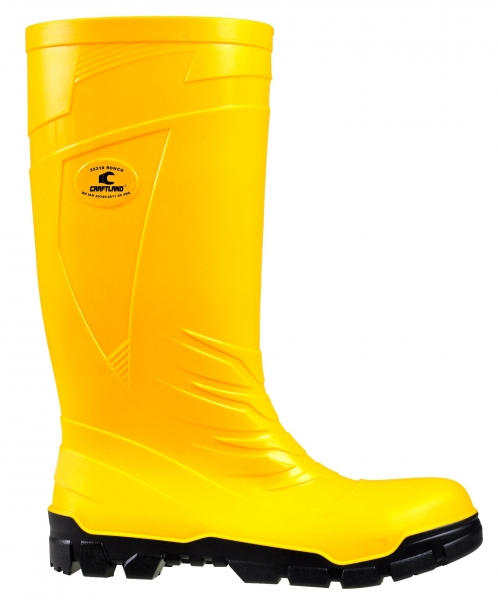 F-S5-CRAFTLAND-PVC/Nitril-Stiefel, *RONCO*, gelb