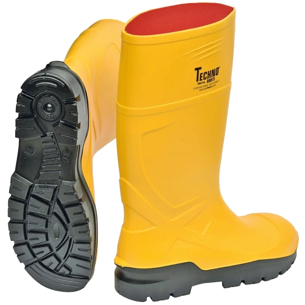 F-S5-PU-Stiefel, *R�NNE*,  gelb