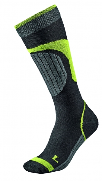 F-ELYSEE Arbeits-Kniestrümpfe, *OUTDOOR*, schwarz/grün