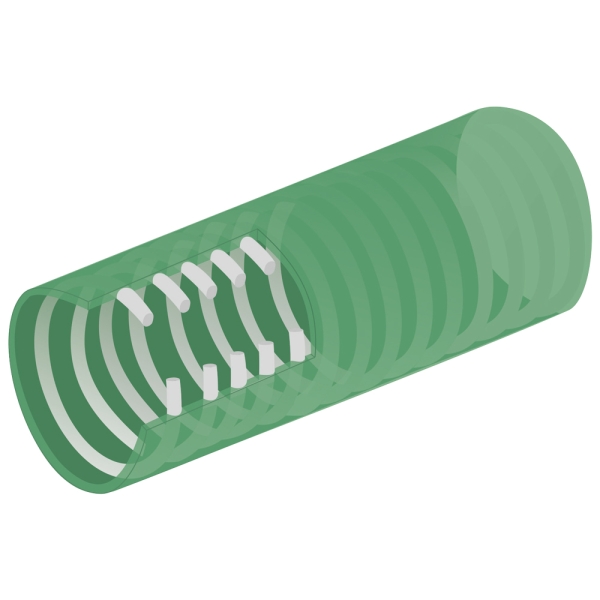F-Saug- und Druckschlauch, 60x4,2 mm, 50 m