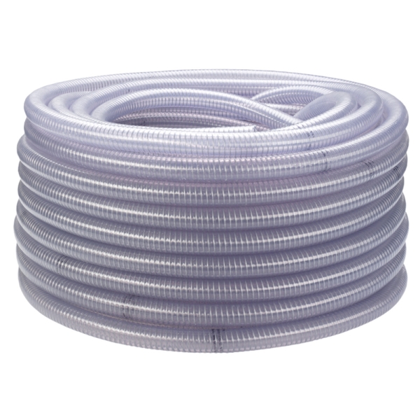 F-Saug- und Druckschlauch, mit Federstahlspirale, 25x4,0 mm, 30 m