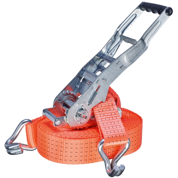 F-Zurrgurt, 50 mm x 10 m, 2-teilig mit Spitzhaken und Ergo-Ratsche