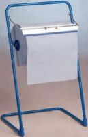 F-FELDTMANN-Bodenständer für Putz-Papierrollen, blau