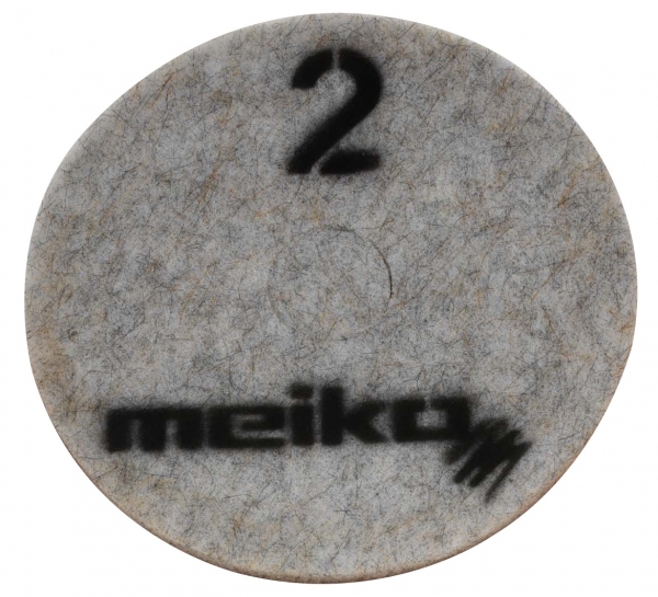 MEIKO-DIAMANT-PAD, medium, S2, 17 - 432 mm, Pkg.  5 Stck, beige