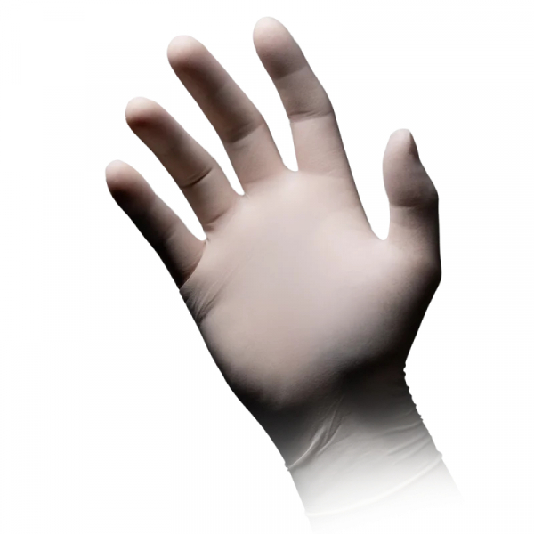 AMPRI-Hand-Schutz, Einweg-Latex-Einmal-Untersuchungshandschuhe, POLYMER PLUS, puderfrei, polymerbeschichtet, Pkg  100 Stck, VE = 10 Pkg, hellbeige