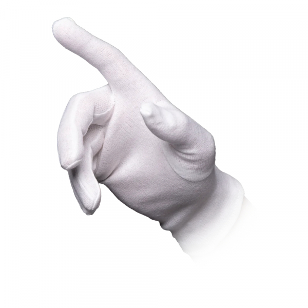 AMPRI-Trikot-Unterzieh-Arbeits-Handschuhe, ECO PLUS, geschichtelt, hochwertige Qualitt, VE = Pkg.  12 Paar, wei