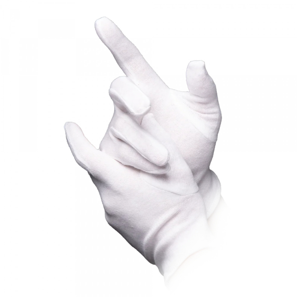 AMPRI-Trikot-Unterzieh-Arbeits-Handschuhe, ECO PLUS, geschichtelt, hochwertige Qualitt, VE = Pkg.  12 Paar, wei