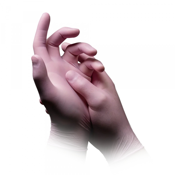 AMPRI-Hand-Schutz, Einweg-Nitril-Einmal-Untersuchungs-Handschuhe, STYLE STRAWBERRY, puderfrei, unsteril, Pkg  100 Stck, VE = 10 Pkg, rosa