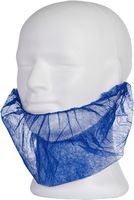 AMPRI-Einweg-Einmal-Bartmasken, MED COMFORT PP BARTMASKE, mit Elastikbändern, VE = Pkg á 100 Stück, weiß