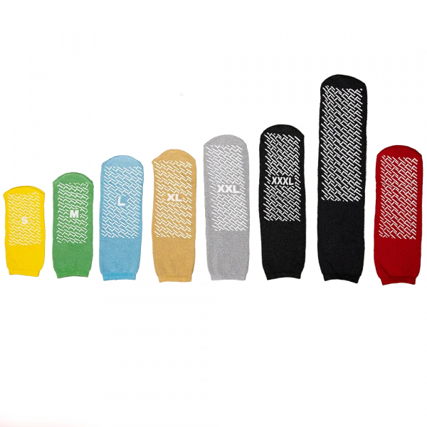 AMPRI-Med-Comfort-Antirutsch-Socken, Größe Universal, rot, VE= 50 Paar