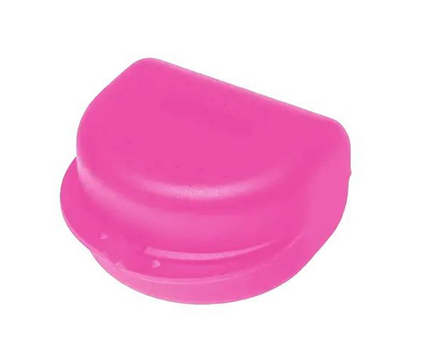 AMPRI-Zahnspangenbox fr Erwachsene, pink