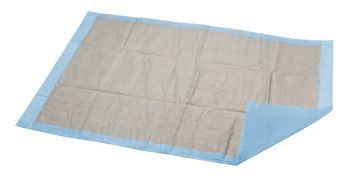 AMPRI-Hygiene, Kranken-Unterlagen, Laken, Zellstoff, 6-lagig, 40 x 60 cm, blau, VE = 200 Stück