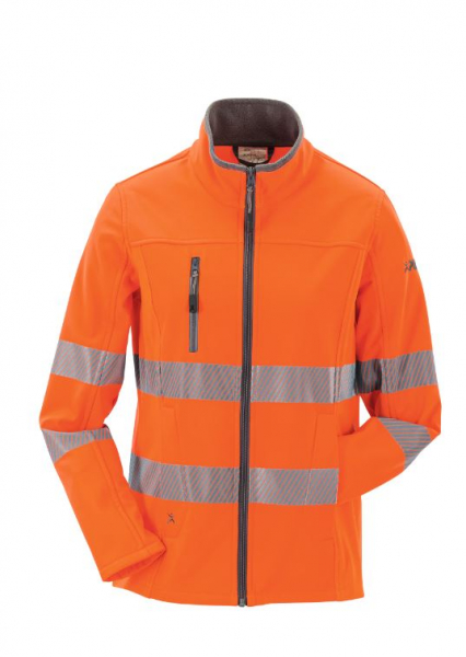PLANAM-Norit Warnschutz Damen Softshelljacke, orange