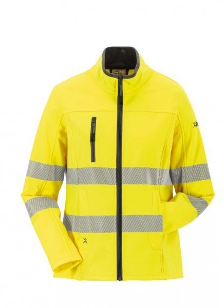 PLANAM-Norit Warnschutz Damen Softshelljacke, gelb