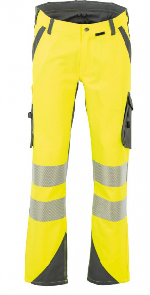 PLANAM-Norit Warnschutz Herren Bundhose, gelb/zink