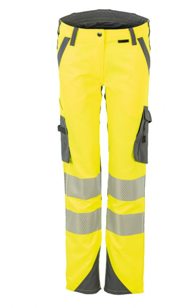 PLANAM-Norit Warnschutz Bundhose Damen, gelb/zink