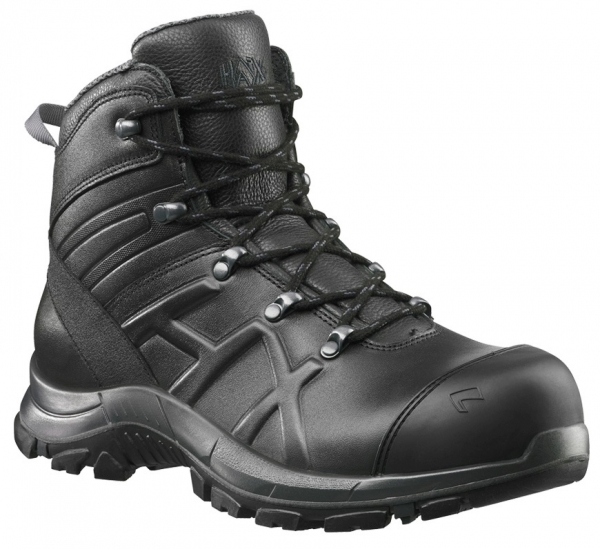 HAIX 610030-S3 Sicherheitsschuhe, hoch, BLACK EAGLE Safety 56, MID BLACK, schwarz