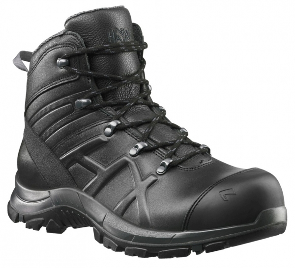 HAIX 610030-S3 Sicherheitsschuhe, hoch, BLACK EAGLE Safety 56, MID BLACK, schwarz